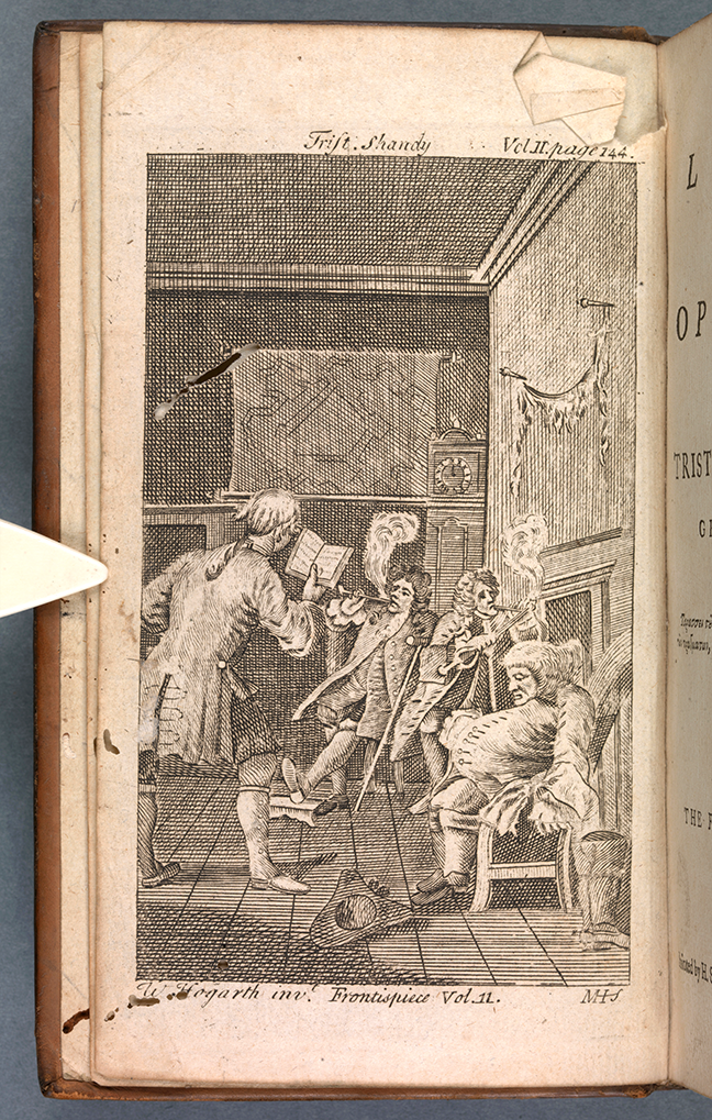 Fig 2. Sterne, *The Life and Opinions of Tristram Shandy, Gentleman*, Vol 1 (London, 1780) Frontispiece © Wikimedia