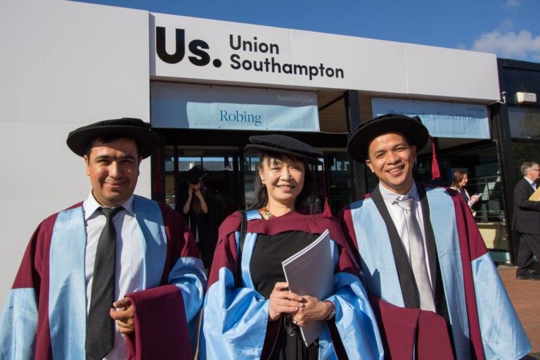 New doctoral graduates from CGE © University of Southampton