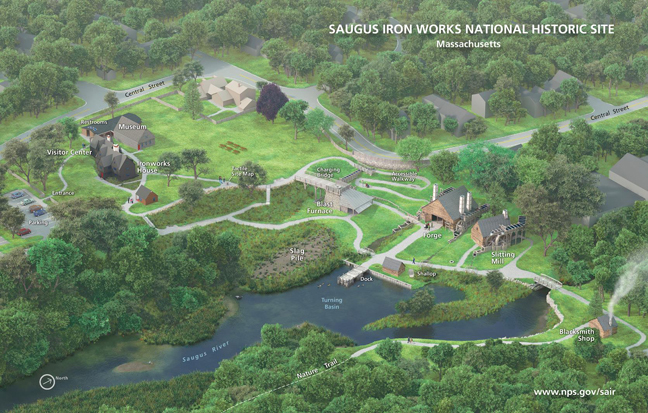Saugus Iron Works National Historic Site today