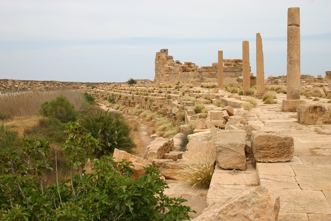 The harbour at Leptis Magna