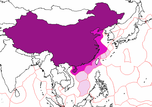 Map: the South China Sea