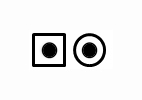 Shaded Dot Symbol
