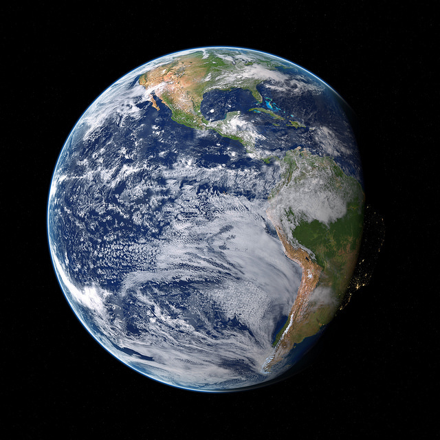Photograph of the Earth from space