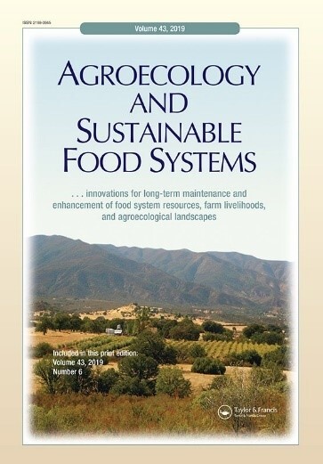 Cover of the book "Agroecology and Sustainable food Systems"