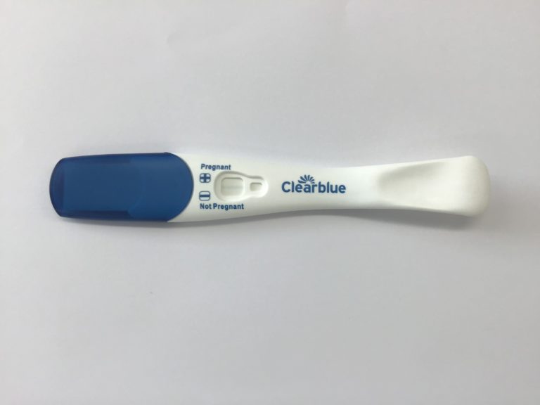 A pregnancy testing kit
