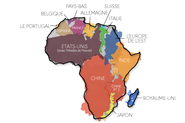 L'Afrique est un très grand continent