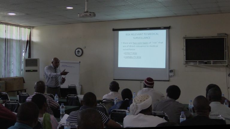 A class room at OSHA in Tanzania