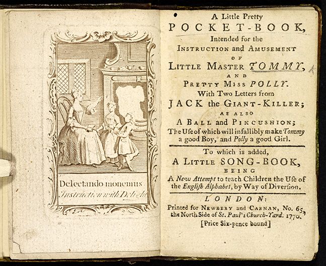 Fig 5. John Newbery, *A Little Pretty Pocket Book* (London, 1744) © British Library
