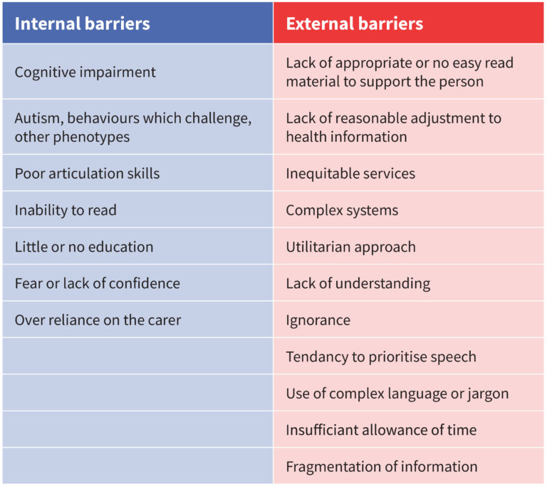 Barriers And Enablers To Communication With People With Intellectual 