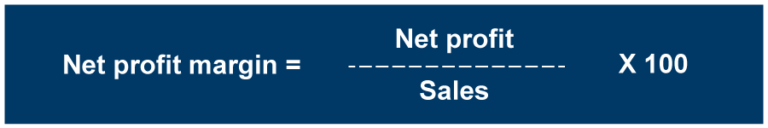 Net profit margin