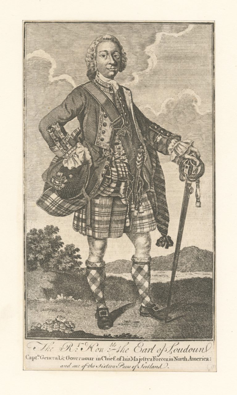 Illustration of John Campbell, fourth earl of Loudoun