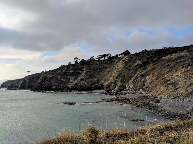 Rocky coastline from South Devon