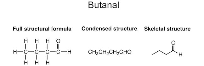 butanal structural formula