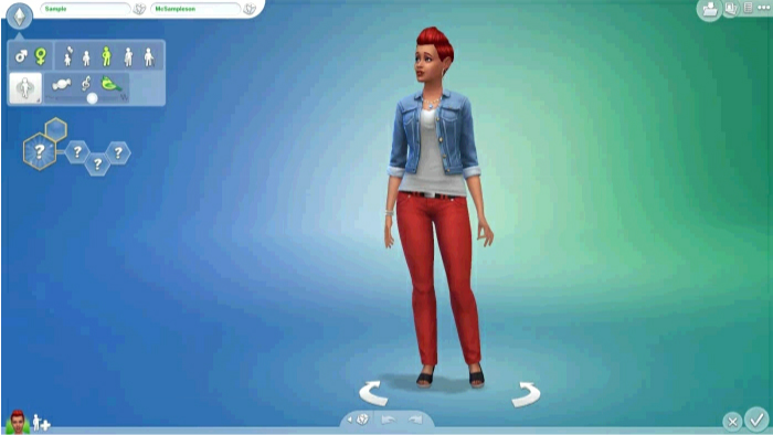 realistically looking human from sims
