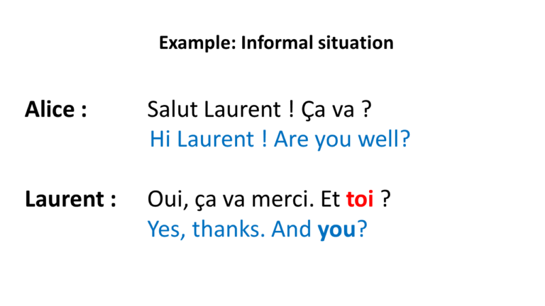 'Vous' or 'Toi' ? Image 2