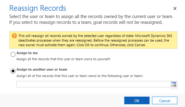 image "Reassign records window"