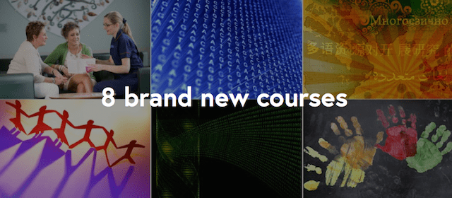 8 brand new courses