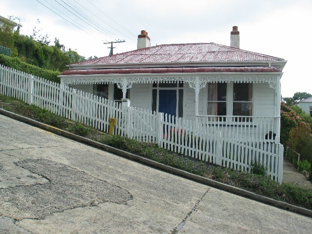 Baldwin Street - a house on a road with a steep slope