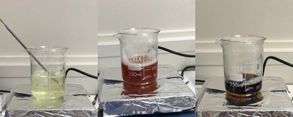 Photos from lab experiment