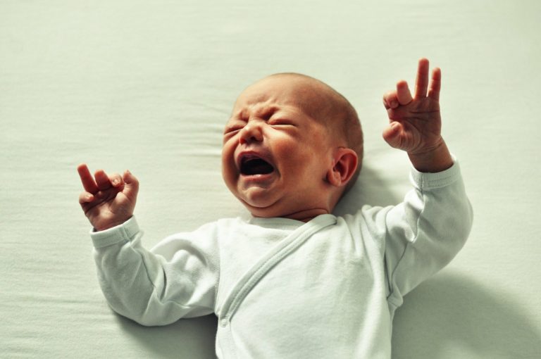 image of baby crying