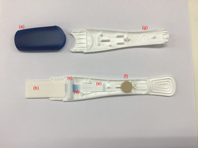 Components of pregnancy testing kit