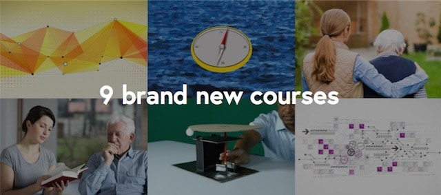 9 brand new courses