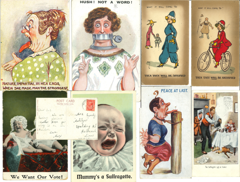 Anti-suffrage postcards