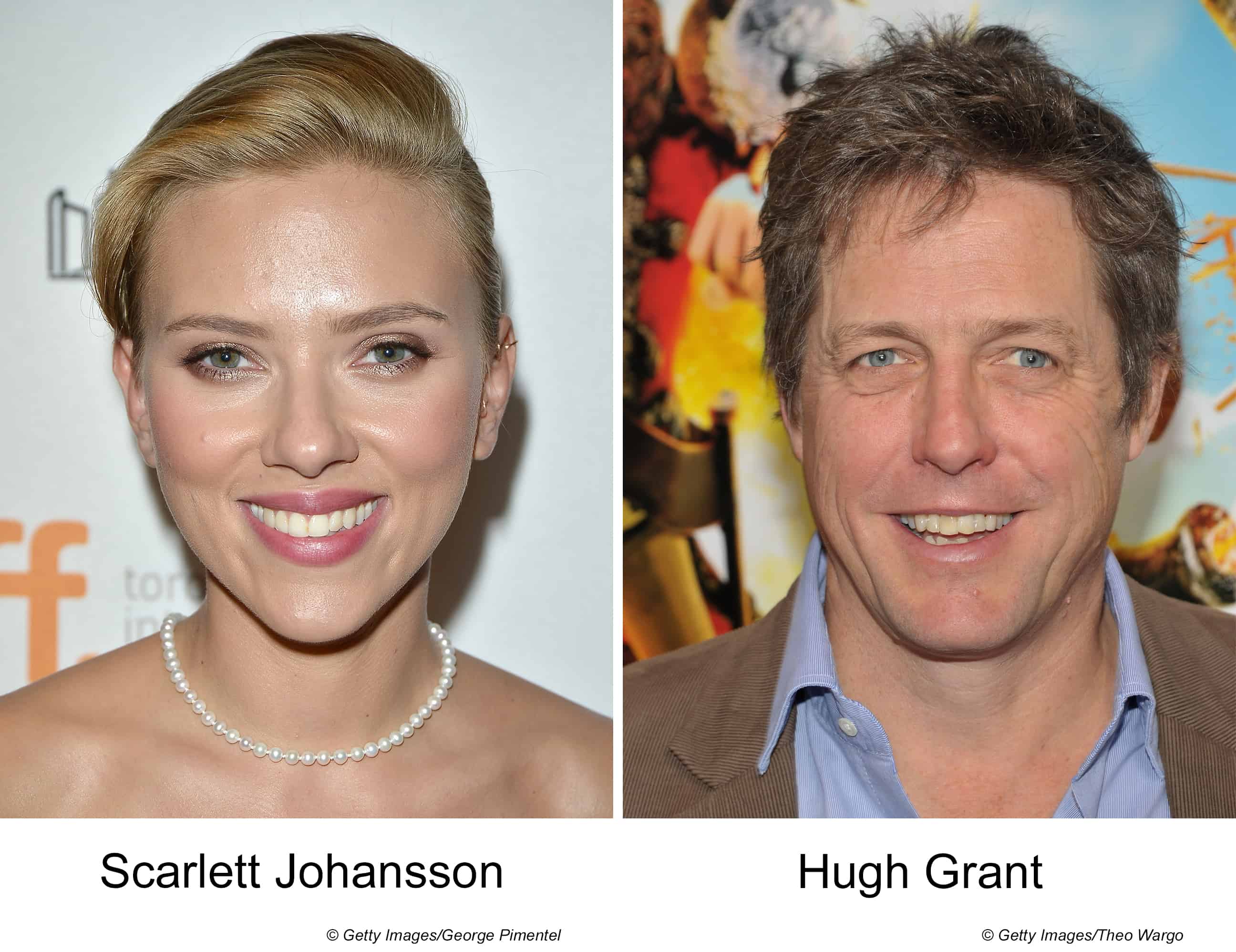 Scarlett Johansson and Hugh Grant