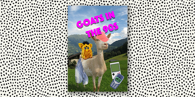 Illustration of the book Goats in the Nineties