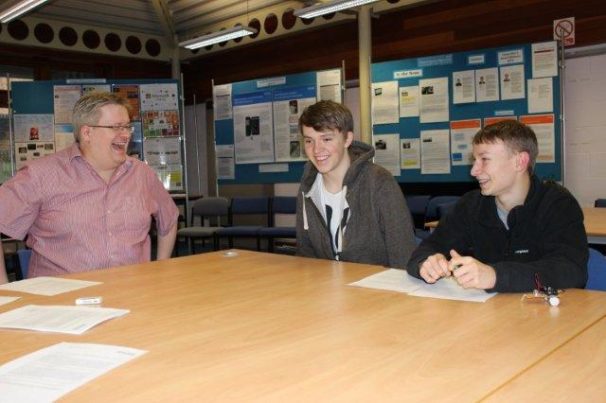 Sixth form students at the University of Reading
