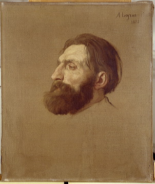 Legros portrait of Rodin