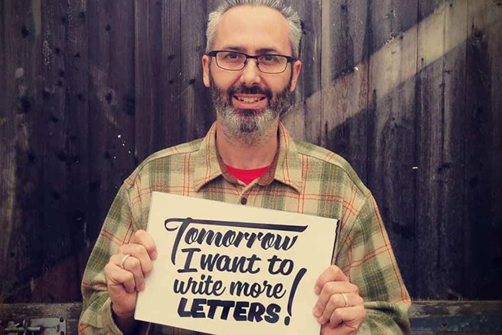 Derek from FutureLearn wants to write more letters in 2015