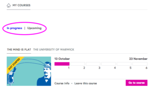My courses — FutureLearn