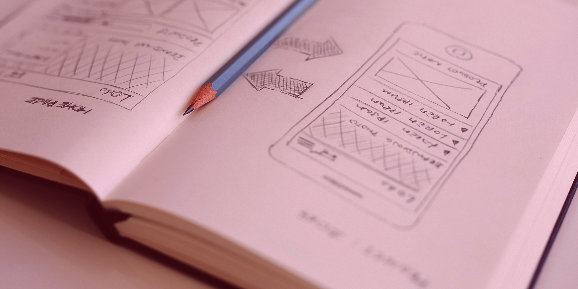 A sketch of a mobile phone interface