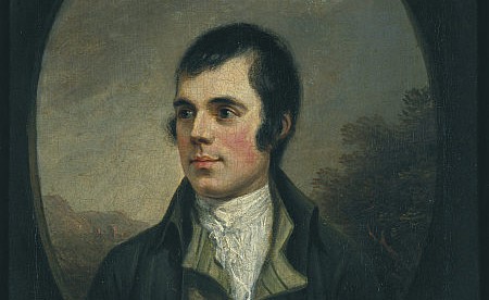 A portrait of Burns by Alexander Nasmyth.