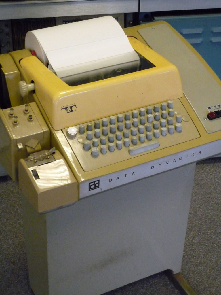 A photograph of a Teletype machine