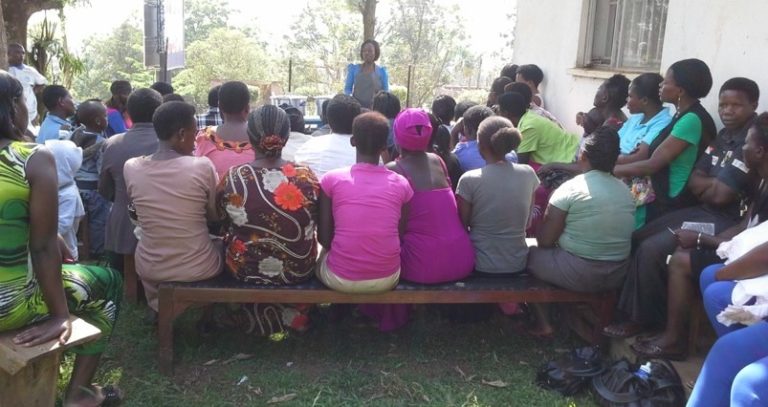 Image of a group of women involved in the NOURISH study