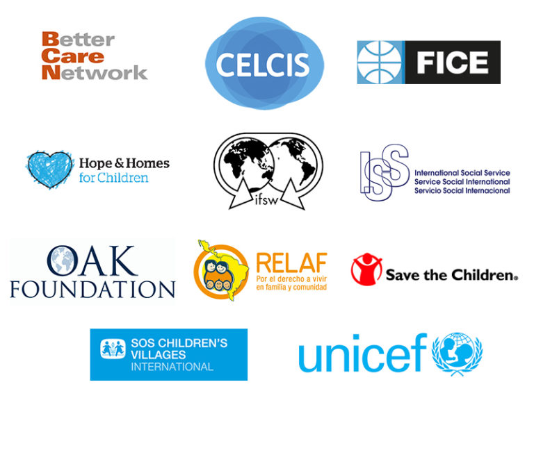 The Logos of The Working Group on Children without Parental Care
