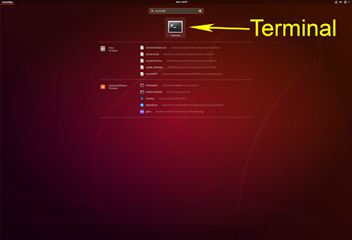 ubuntu terminal icon appearance