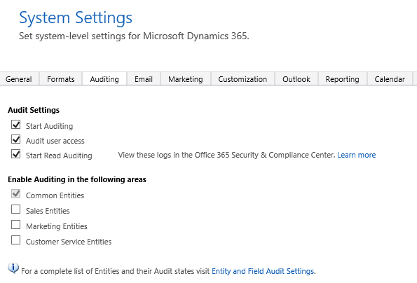 image "Screenshot of system settings showing the Auditing tab"