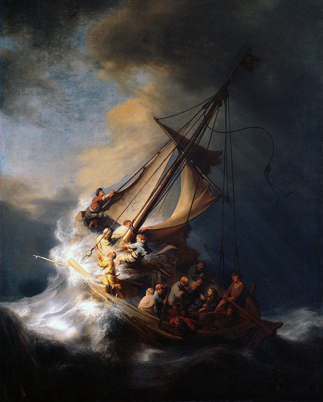 Rembrandt's Storm on the Sea of Galilee