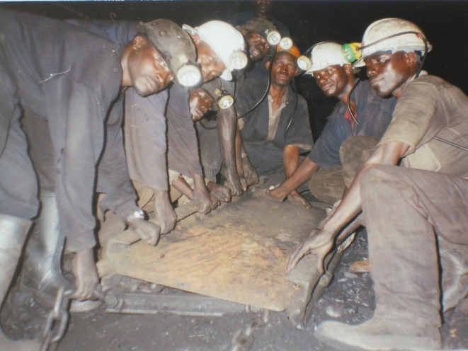 Coal mine workers