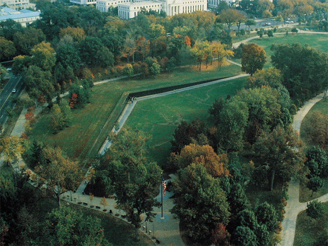 Vietnam Veterans Memorial, 1982, National Mall, Washington D.C.