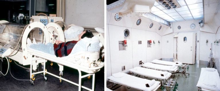 Hyperbaric oxygen therapy chambers.