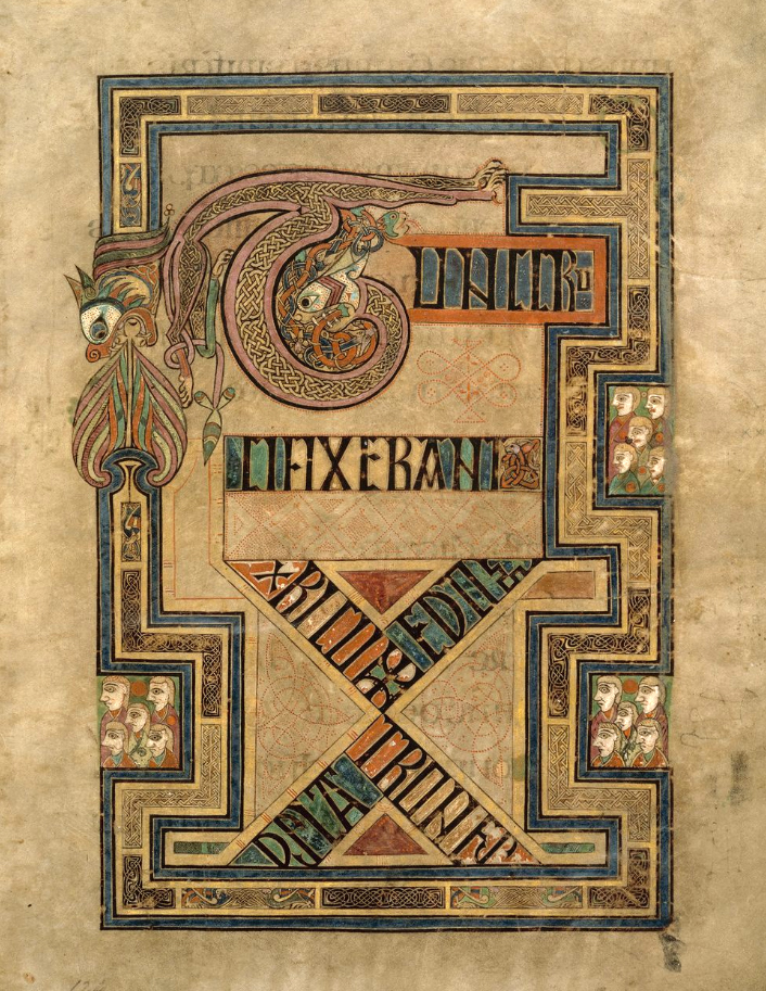 Figure 5. Folio 124r from the Book of Kells,