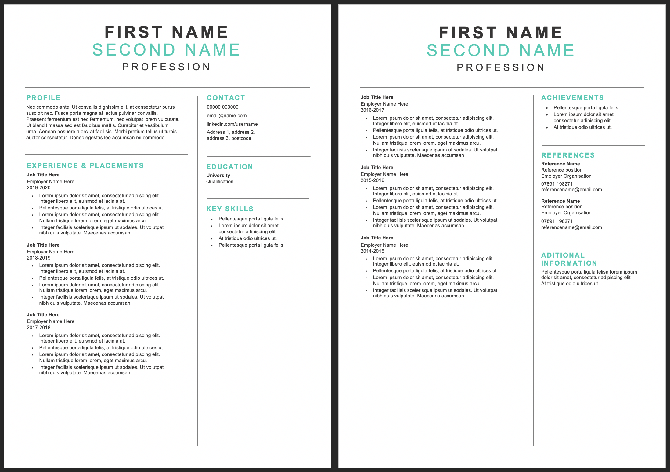 Free Cv Templates Learn How To Craft A Standout Cv Futurelearn