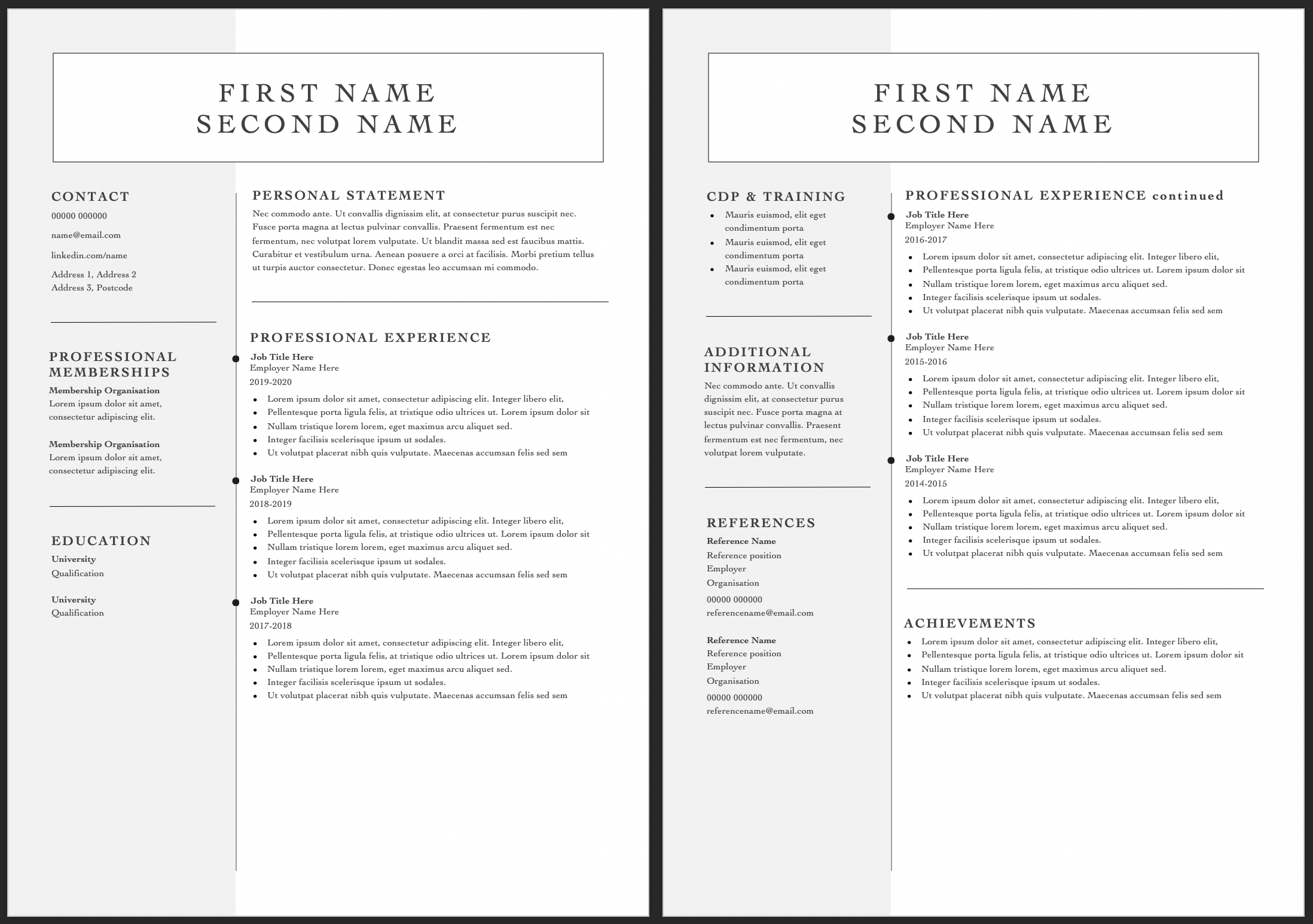 Free Cv Templates Learn How To Craft A Standout Cv Futurelearn