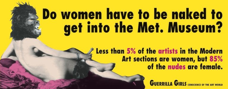 Guerrilla Girls. Copyright: St Larence University Gallery. Creative Commons.