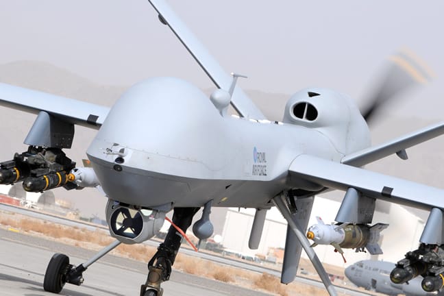 A drone - one example of remote control warfare