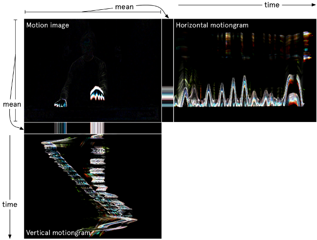 Schematic motiongram